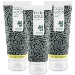Australian Bodycare 3 Body Scrubs- Offer Pack — Package Offer With 3 Body Scrubs (200 Ml): Tea Tree Oil & Lemon Myrtle