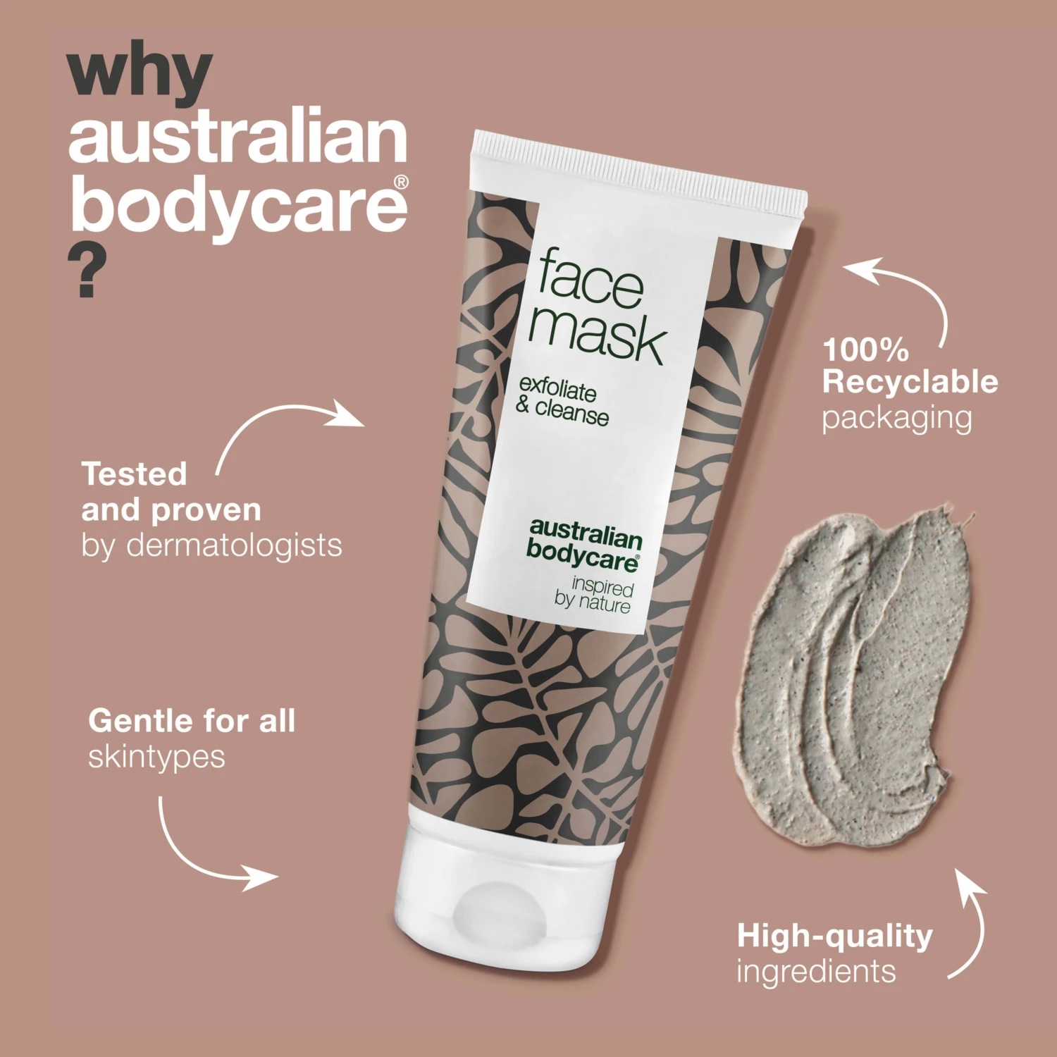 Australian Bodycare Cleansing Face Mask For Congested And Oily Skin — Deep Cleansing Clay Mask For Men And Women, To Get Rid Of Blackheads And Pimples - Image 4