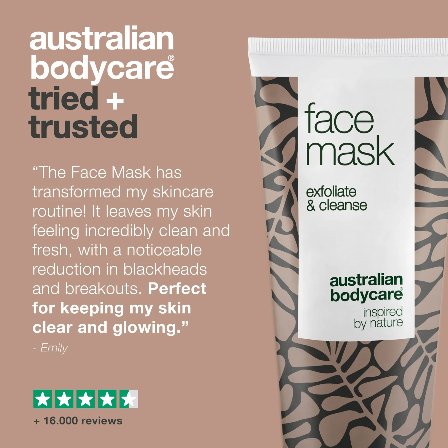 Australian Bodycare Cleansing Face Mask For Congested And Oily Skin — Deep Cleansing Clay Mask For Men And Women, To Get Rid Of Blackheads And Pimples - Image 5