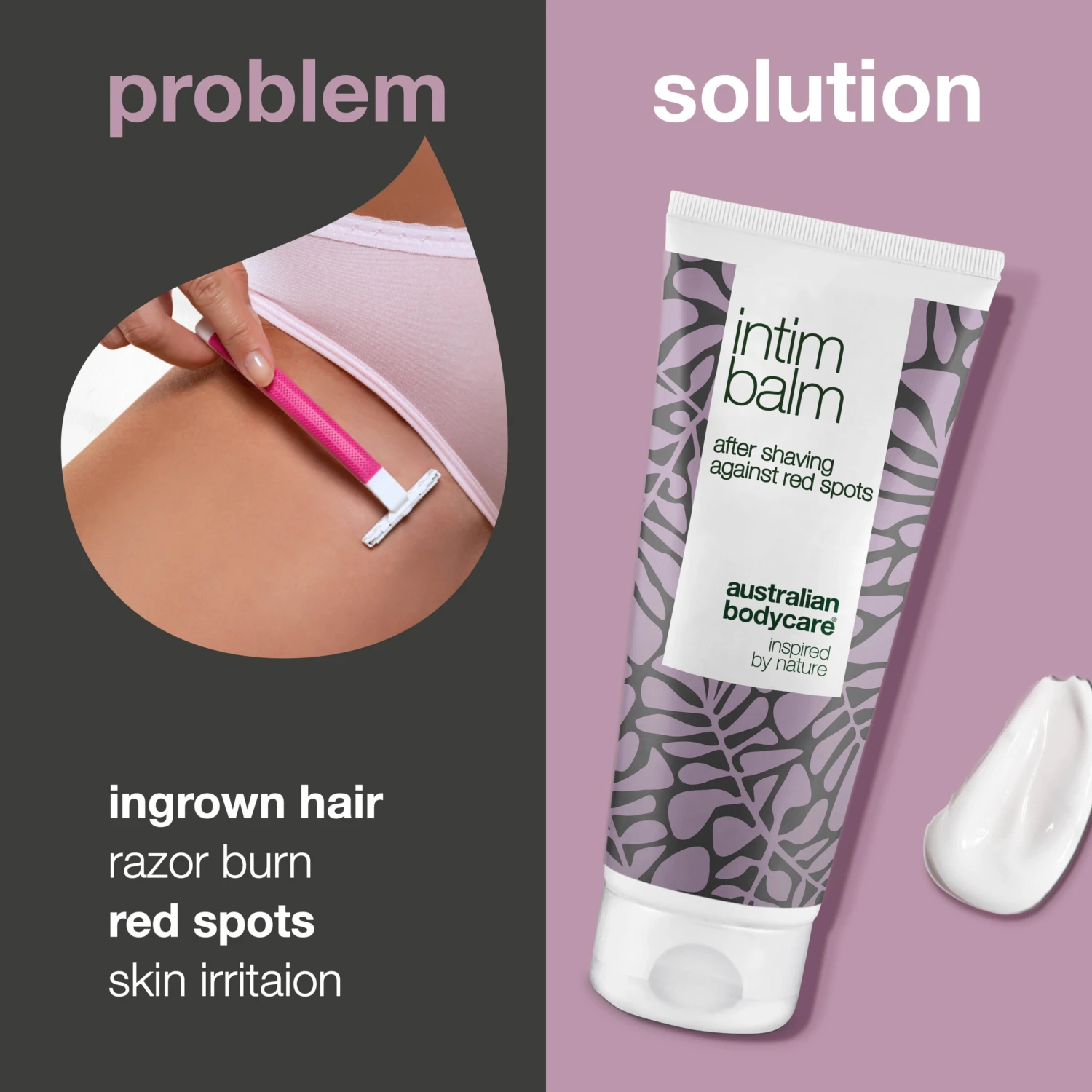 Australian Bodycare Intimate Aftershave Balm For Razor Burn, Ingrown Hair And Razor Bumps — Aftershave Balm For Pubic Hair Removal Soothes The Skin To Prevent Shaving Rash, Red Spots And Irritation - Image 2