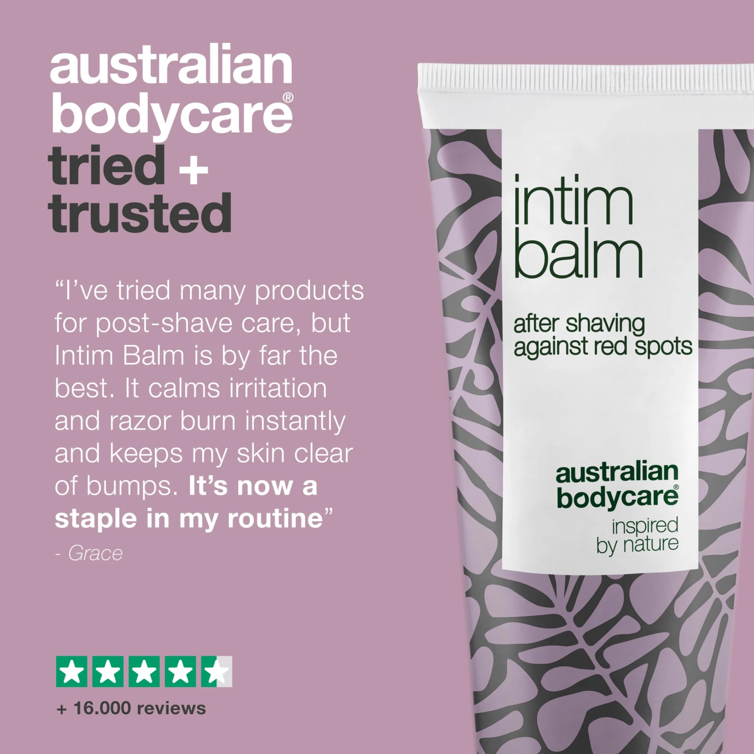 Australian Bodycare Intimate Aftershave Balm For Razor Burn, Ingrown Hair And Razor Bumps — Aftershave Balm For Pubic Hair Removal Soothes The Skin To Prevent Shaving Rash, Red Spots And Irritation - Image 5
