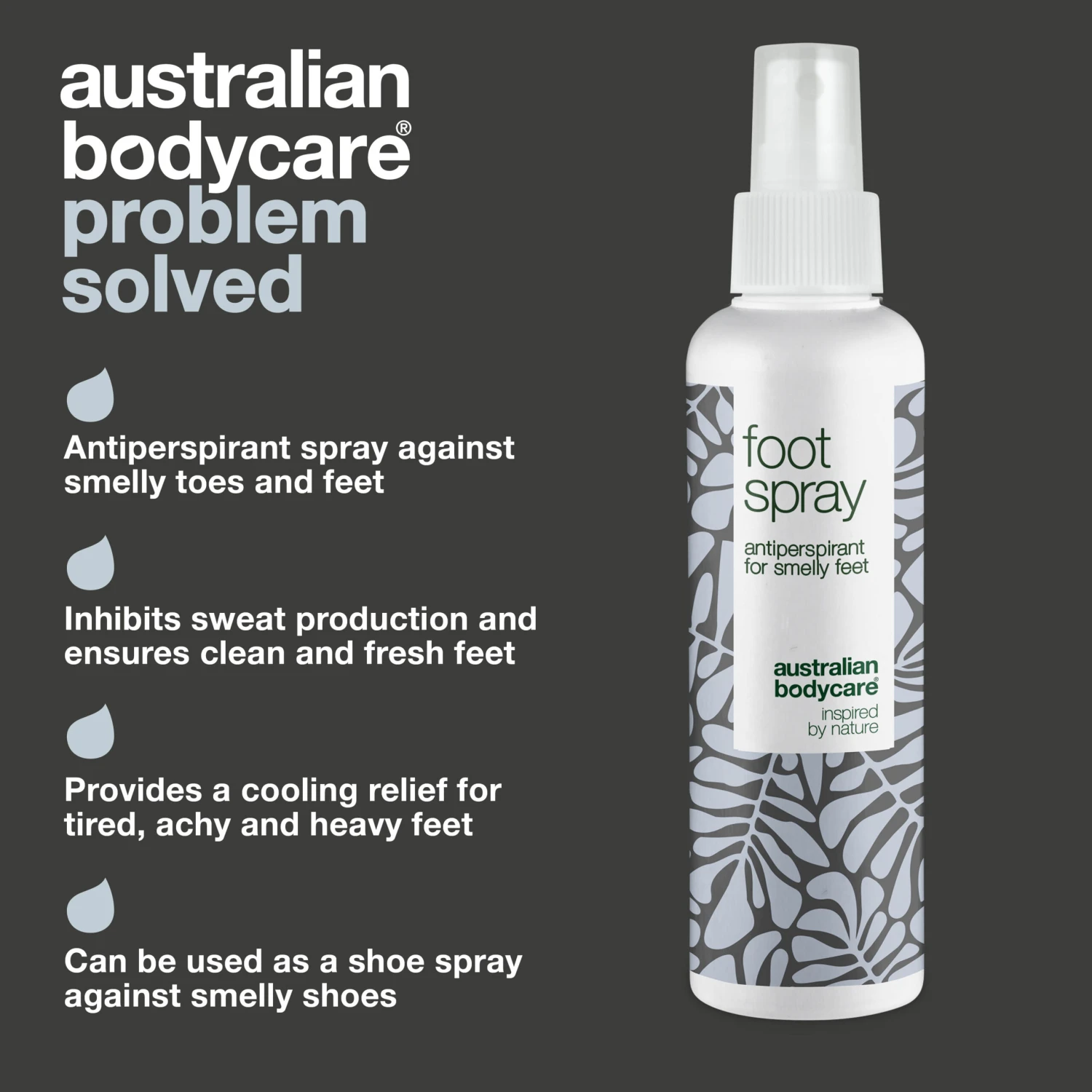 Australian Bodycare Foot Spray Against Smelly Feet — Antiperspirant Foot Spray For Smelly And Sweaty Feet And Toes - Image 3