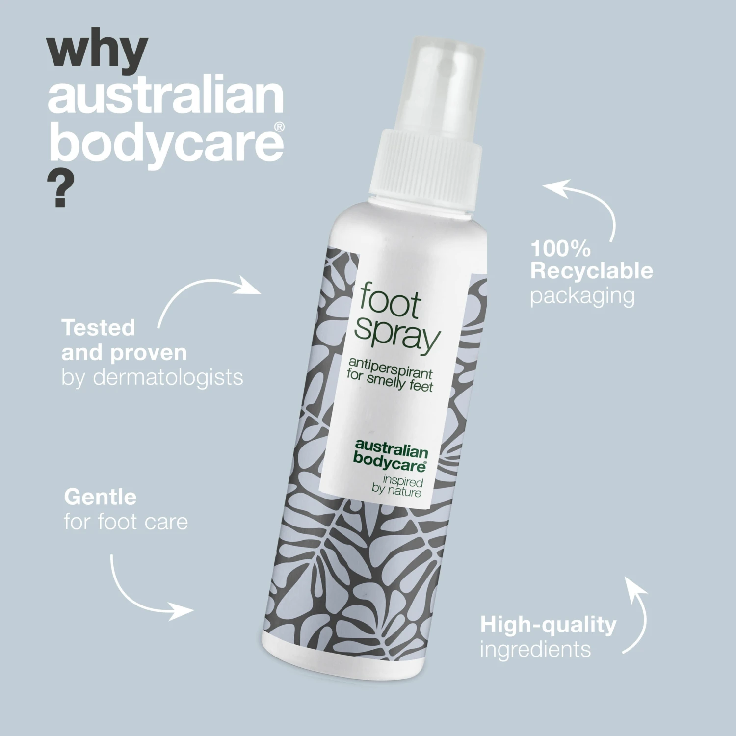 Australian Bodycare Foot Spray Against Smelly Feet — Antiperspirant Foot Spray For Smelly And Sweaty Feet And Toes - Image 4