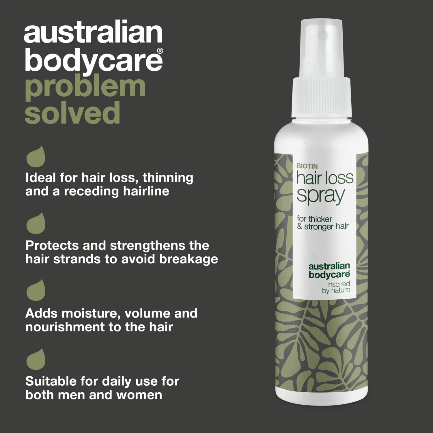 Australian Bodycare Hairspray For The Protection Of Thin Hair — Hair Spray To Protect Fine Hair In Case Of Hair Loss, Thin Hair And Receding Hairline - Image 3