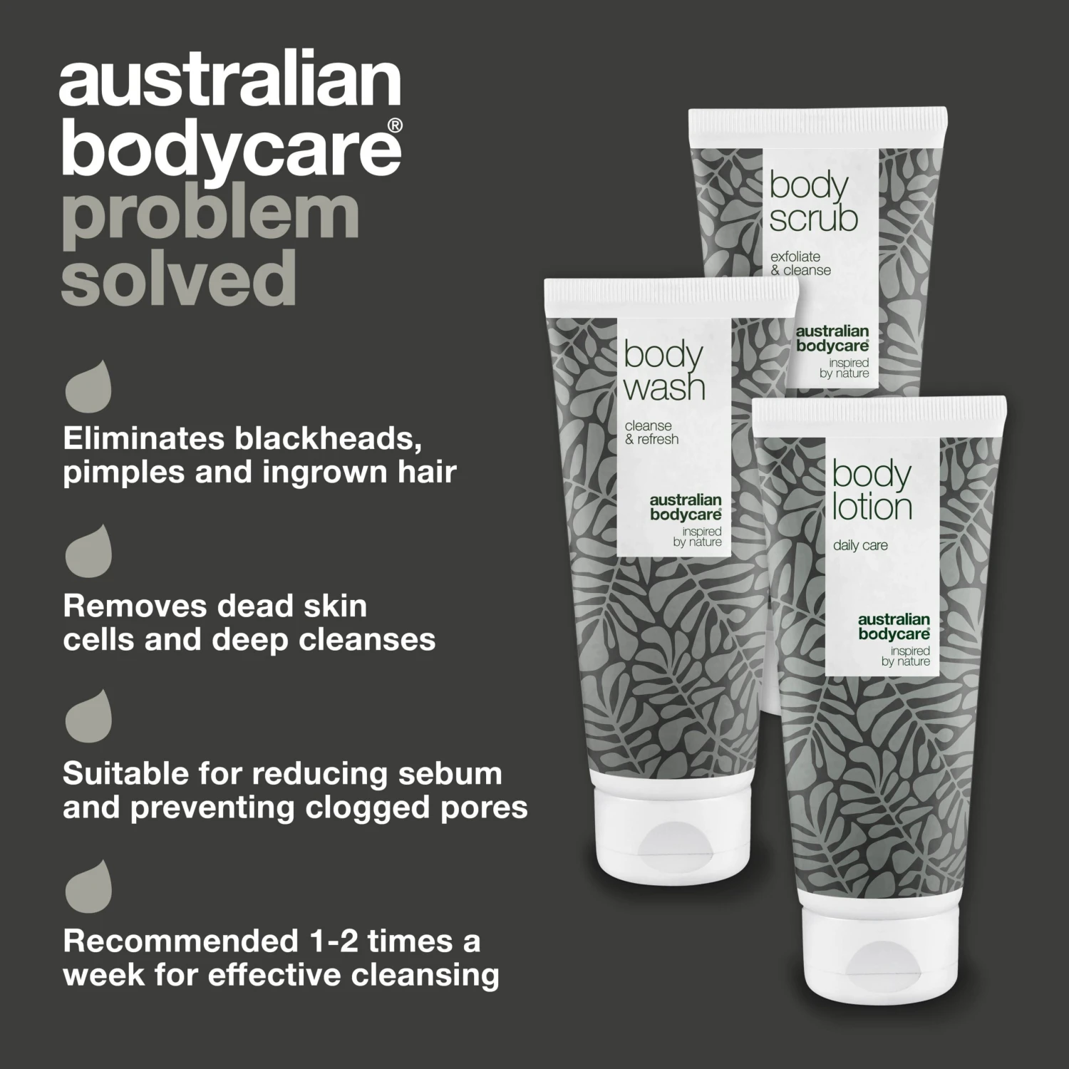 Australian Bodycare Skin Exfoliation Kit —3 Products That Reduce Sebum And Pimples - Image 3