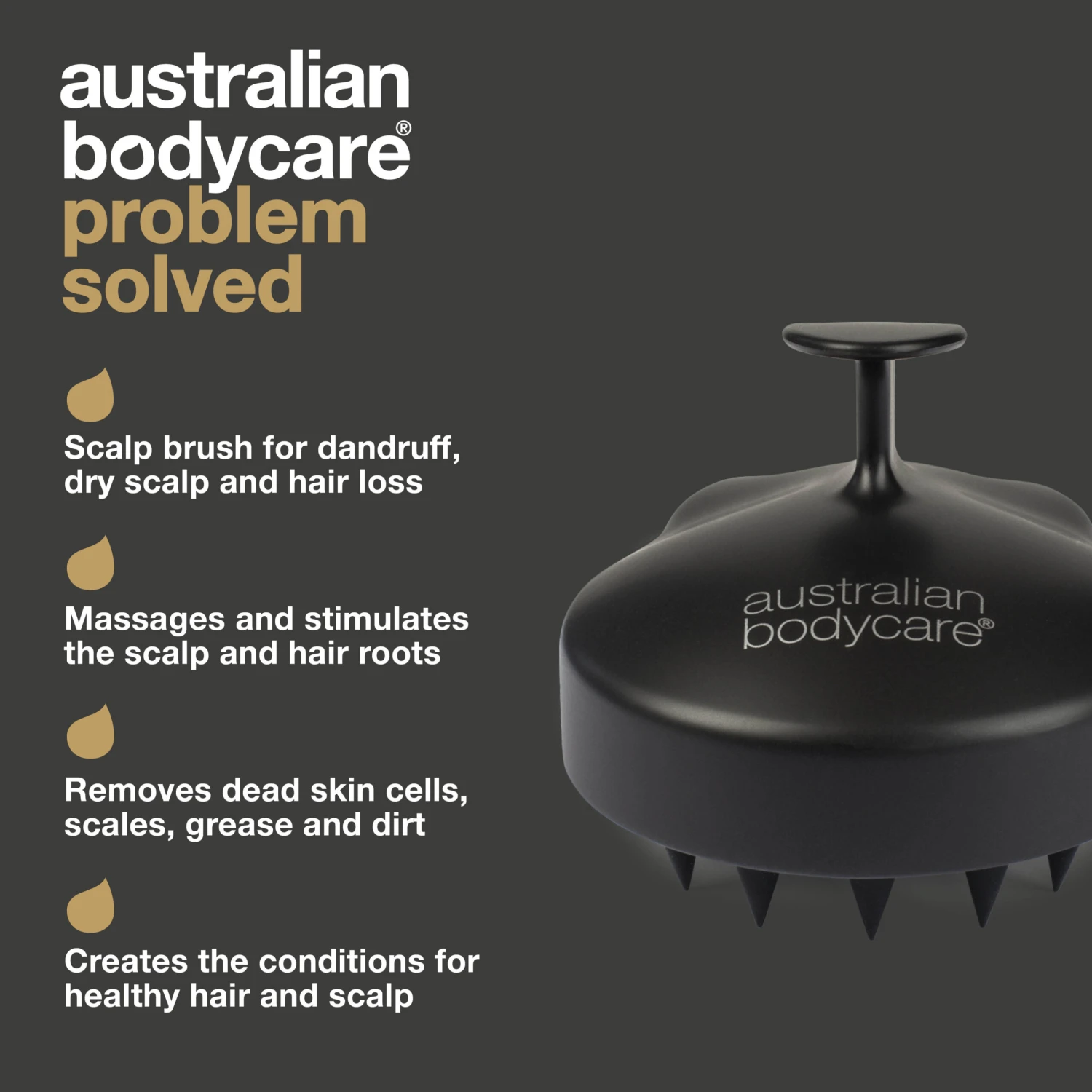 Australian Bodycare Scalp Brush For Dry Scalp And Hair Loss — Scalp Massage For Dandruff, Dry Scalp And Hair Loss - Image 3