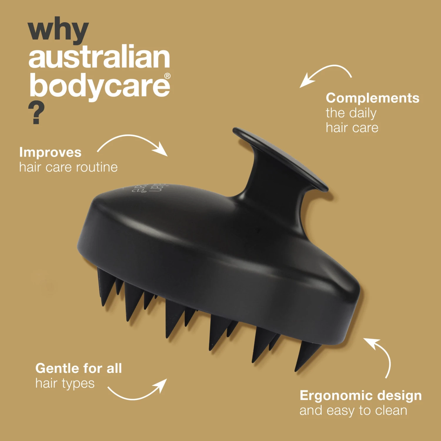 Australian Bodycare Scalp Brush For Dry Scalp And Hair Loss — Scalp Massage For Dandruff, Dry Scalp And Hair Loss - Image 4