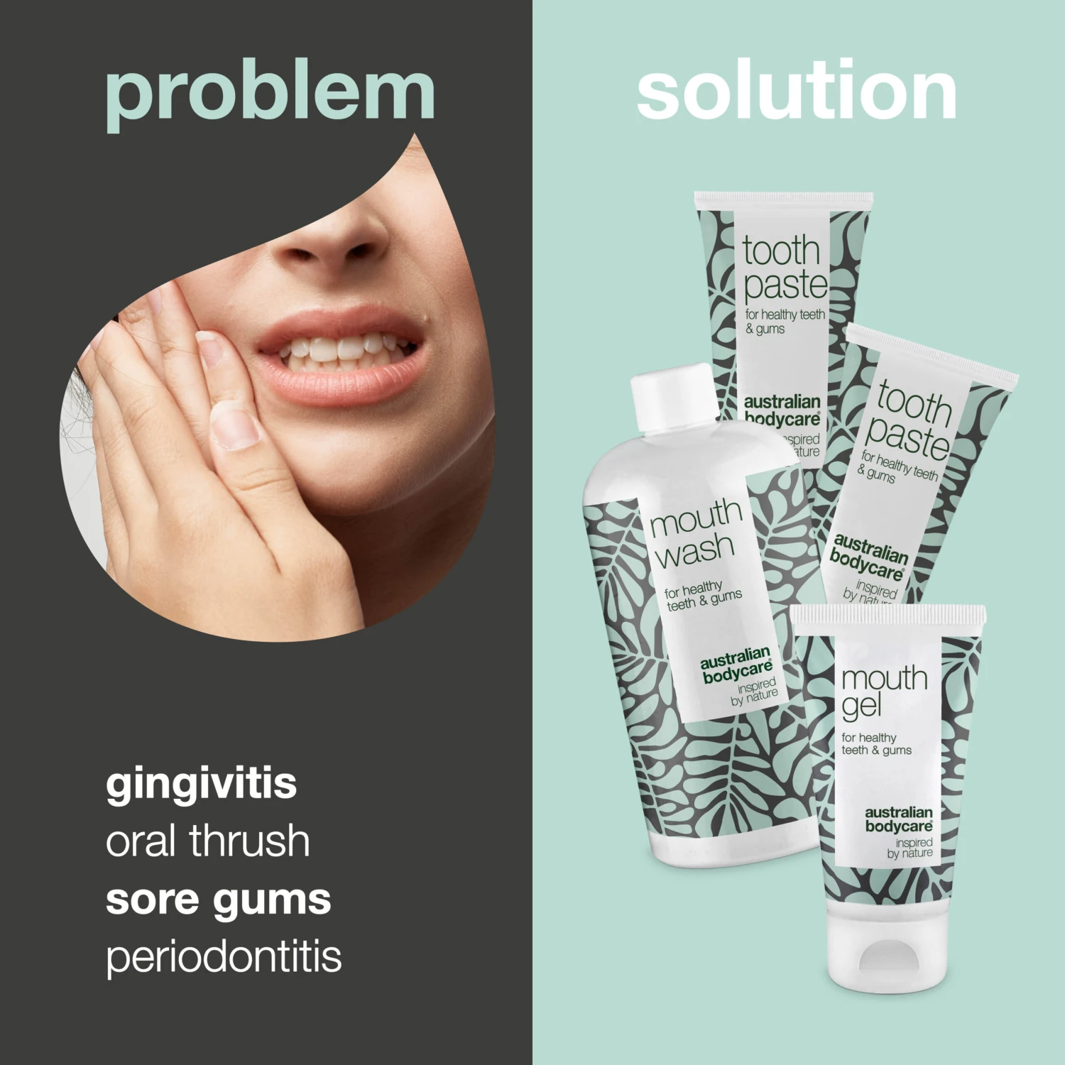 Australian Bodycare Mouth Care Kit With 4 Products With Tea Tree Oil — For Daily Care Of Oral Thrush, Periodontal Disease And Gingivitis - Image 2