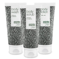 Australian Bodycare Kit For Spots On Bum, Acne And Blackheads On Back And Bottom — 3 Products With Natural Tea Tree Oil