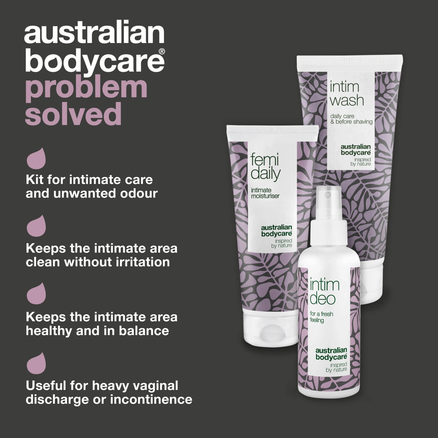 Australian Bodycare Intimate Care Kit Against Vaginal Odor โ 3 Intimate Products For Unwanted Odor And Intimate Irritation - Image 3