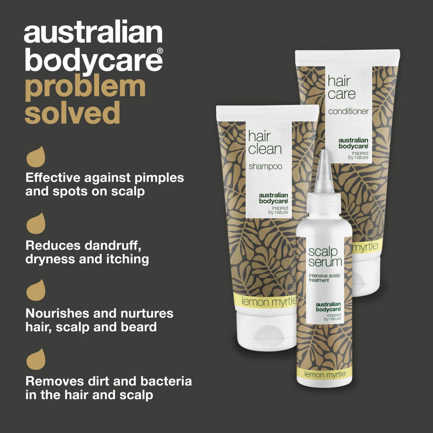 Australian Bodycare Kit For Scalp Care With Lemon Myrtle — 3x Products With Tea Tree Oil And Lemon Myrtle For Dandruff And Dry Scalp - Image 3