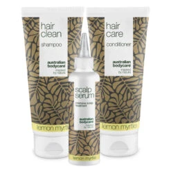 Australian Bodycare Kit For Scalp Care With Lemon Myrtle — 3x Products With Tea Tree Oil And Lemon Myrtle For Dandruff And Dry Scalp