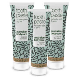 Australian Bodycare 3x Tea Tree Oil Toothpaste Coconut & Zinc — For Daily Care For Periodontitis, Fungus And Gingivitis