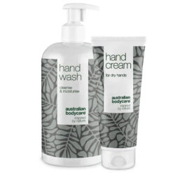 Australian Bodycare Kit Against Itchy Hands With Dry Skin, And Sore Hands — Hand Soap And Hand Cream For Chapped, Dry Hands