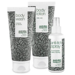 Australian Bodycare Set For Itchy Skin All Over The Body — 3 Products To Soothe Skin Irritation And An Itchy Body