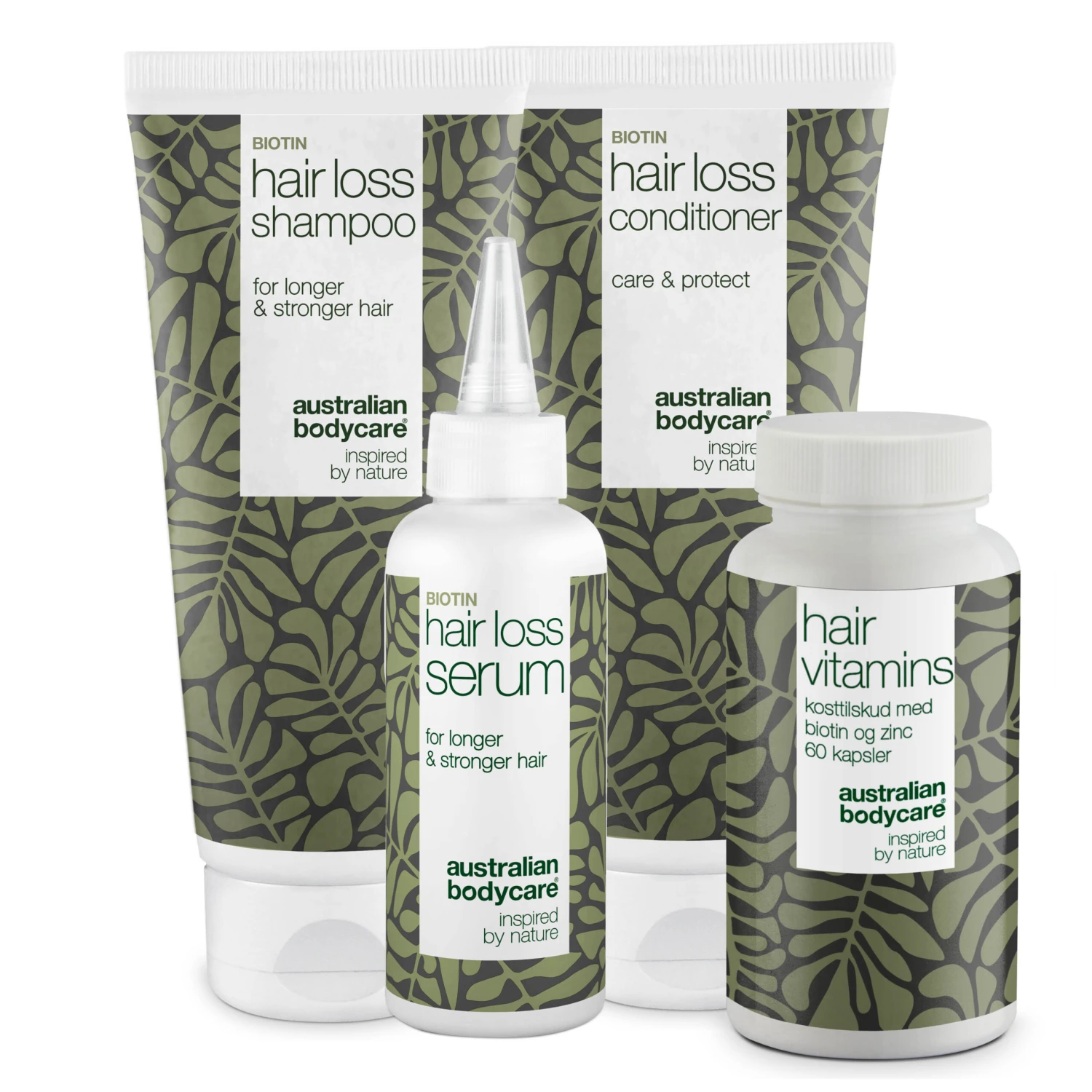 Australian Bodycare 4 Products For Hair Loss And Thinning Hair — Hair Loss Products With Biotin, Tea Tree Oil And Capilia Longa