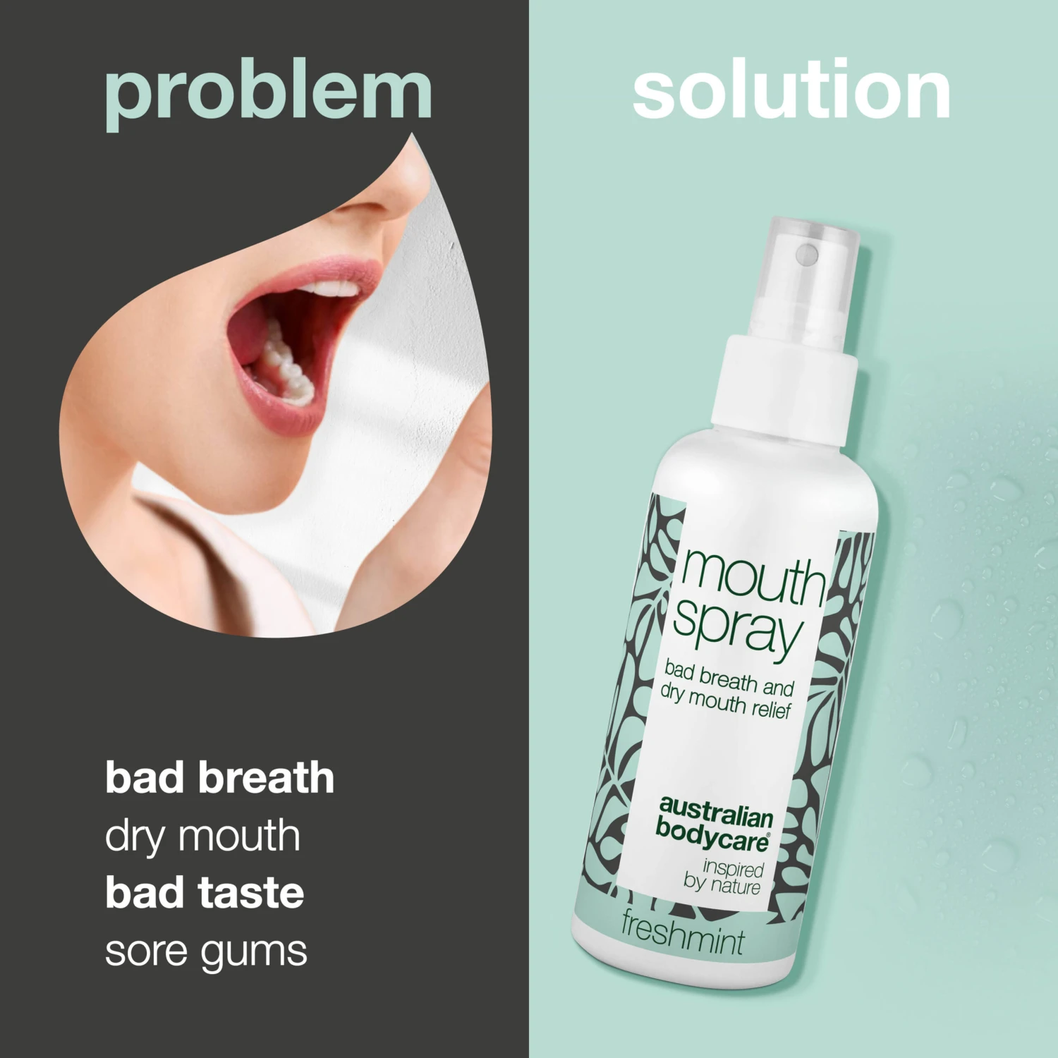 Australian Bodycare Refreshing Mouth Spray For Bad Breath And Dry Mouth — Soothing And Refreshing Mouth Spray For Tongue And Gums With Natural Ingredients. Keeps Your Mouth Fresh And Hydrated, Tackling Bad Breath And Dry Mouth Effectively. - Image 2