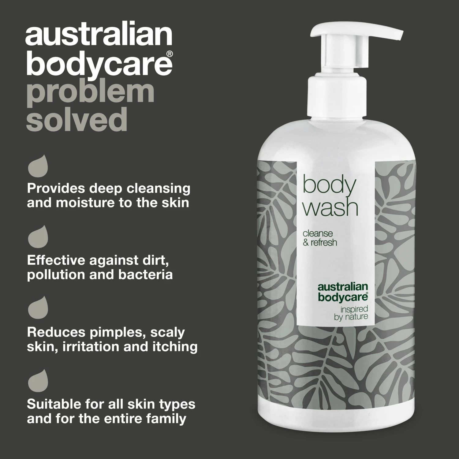 Australian Bodycare 4 For 3 Tea Tree Body Wash 500 Ml Lemon Myrtle - Package Deal โ Package Deal With 4 Body Wash (500 Ml): Tea Tree Oil Lemon Myrtle - Image 3