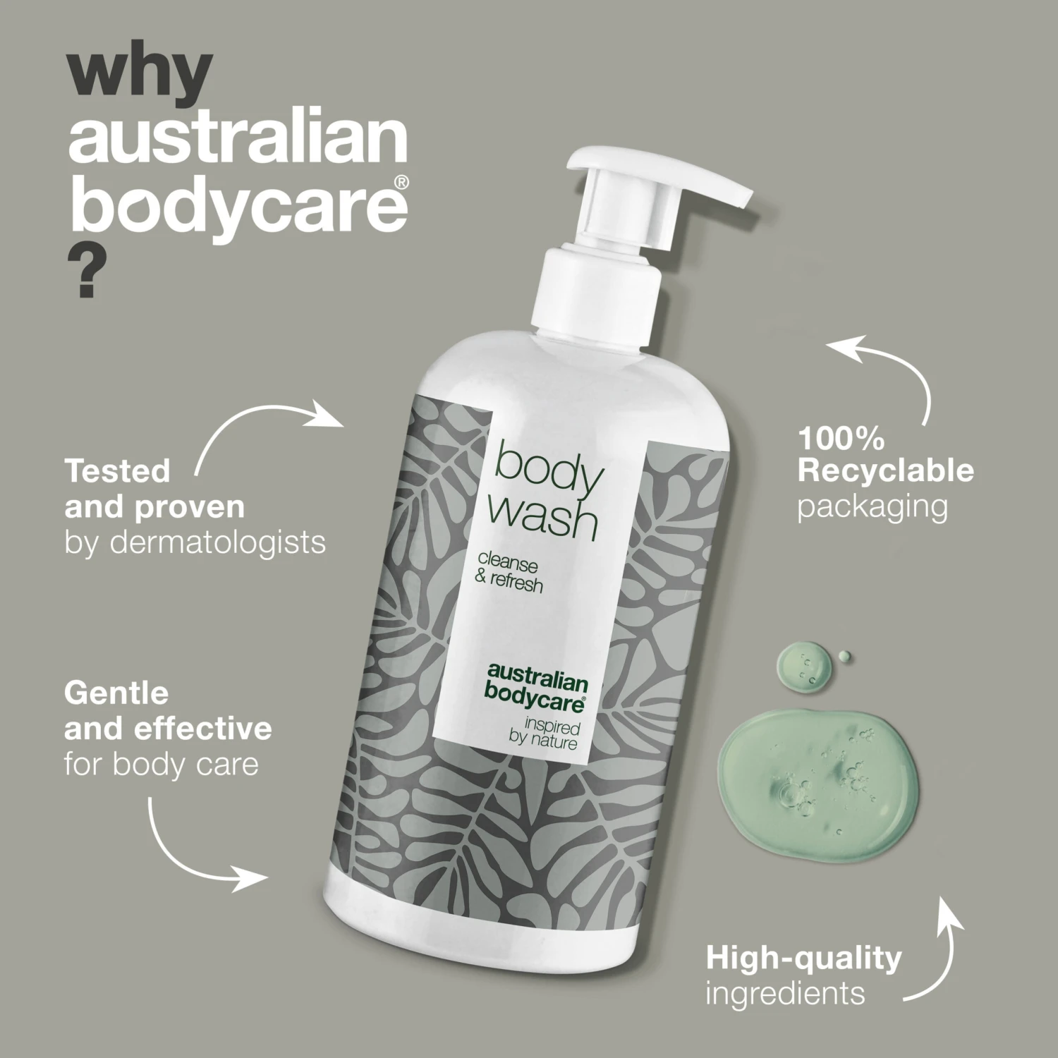 Australian Bodycare 4 For 3 Tea Tree Body Wash 500 Ml Lemon Myrtle - Package Deal โ Package Deal With 4 Body Wash (500 Ml): Tea Tree Oil Lemon Myrtle - Image 4