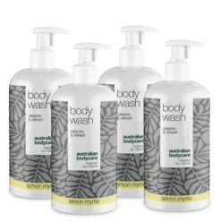 Australian Bodycare 4 For 3 Tea Tree Body Wash 500 Ml Lemon Myrtle - Package Deal — Package Deal With 4 Body Wash (500 Ml): Tea Tree Oil Lemon Myrtle