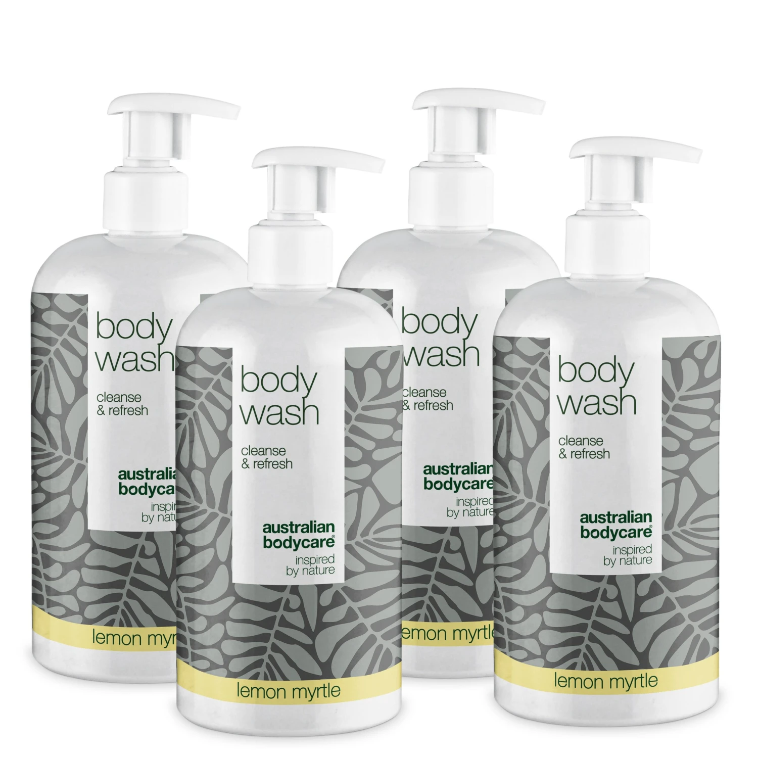 Australian Bodycare 4 For 3 Tea Tree Body Wash 500 Ml Lemon Myrtle - Package Deal โ Package Deal With 4 Body Wash (500 Ml): Tea Tree Oil Lemon Myrtle