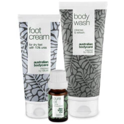 Australian Bodycare 3 Products For Hard Skin And Corn On Feet And Heels — Prevents And Counteracts Heel Cracks, Corns, Calluses And Hard Skin On The Feet