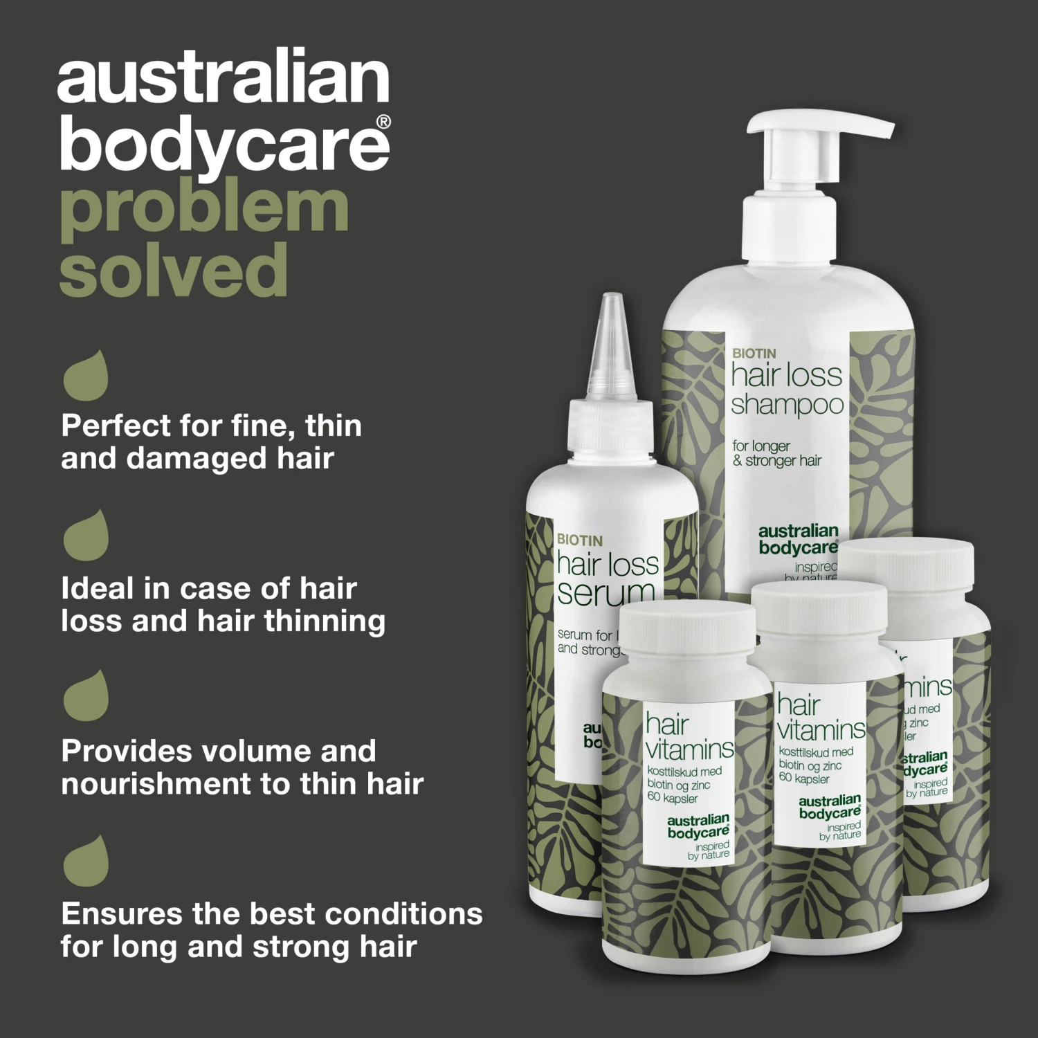 Australian Bodycare XL Hair Loss Pack β 5 Hair Loss Products With Biotin For Thinning Hair - Image 3