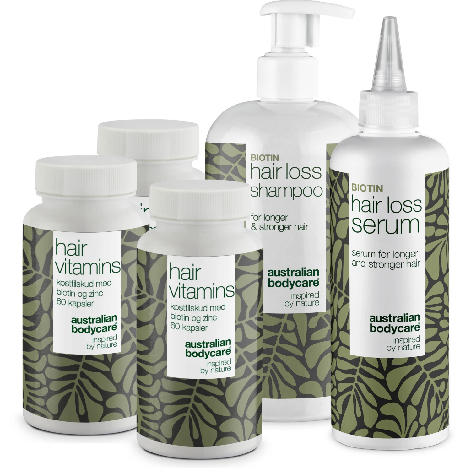 Australian Bodycare XL Hair Loss Pack β 5 Hair Loss Products With Biotin For Thinning Hair