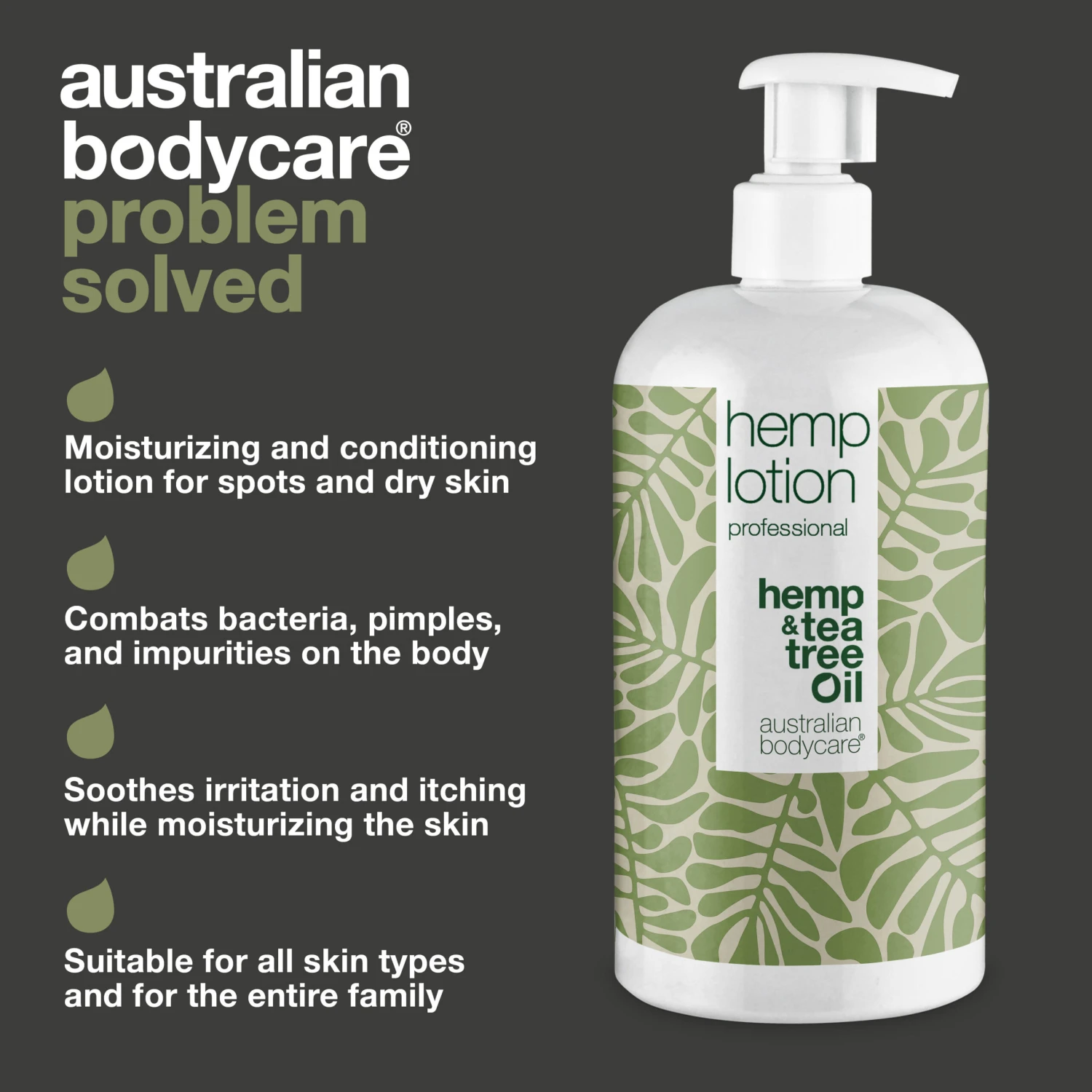Australian Bodycare Hemp Body Lotion — Moisturizing Care For Dry Skin And Pimples On The Body - Image 3