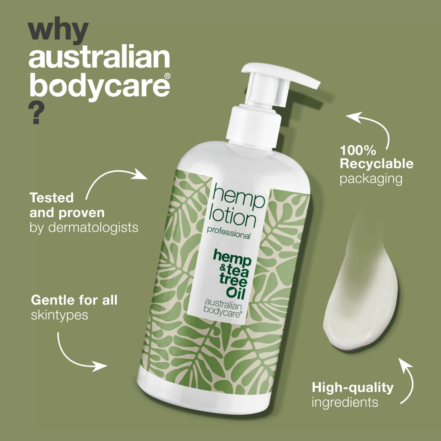 Australian Bodycare Hemp Body Lotion — Moisturizing Care For Dry Skin And Pimples On The Body - Image 4