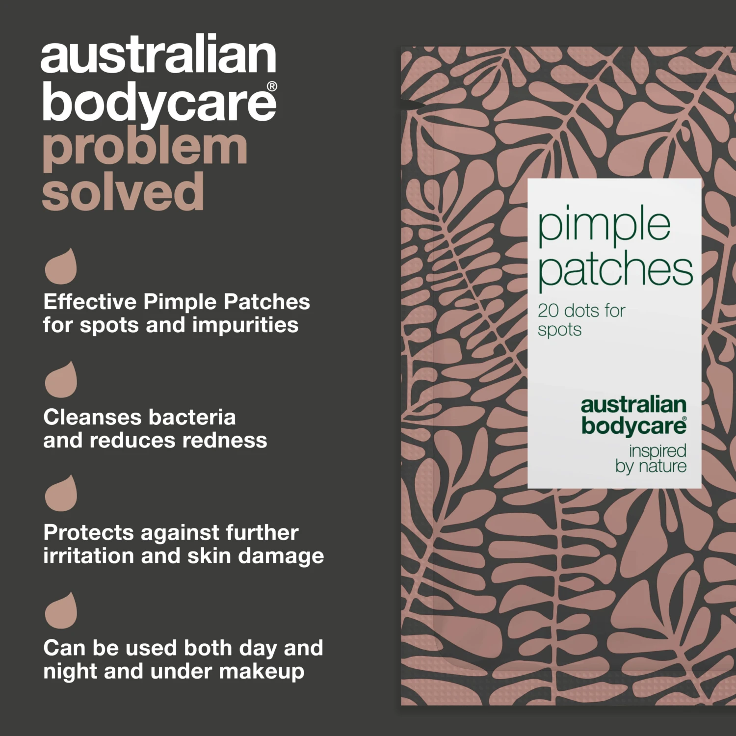 Australian Bodycare Pimple Patches For Spots — Effective Acne Patches With Hyaluronic Acid & Salicylic Acid - Image 3