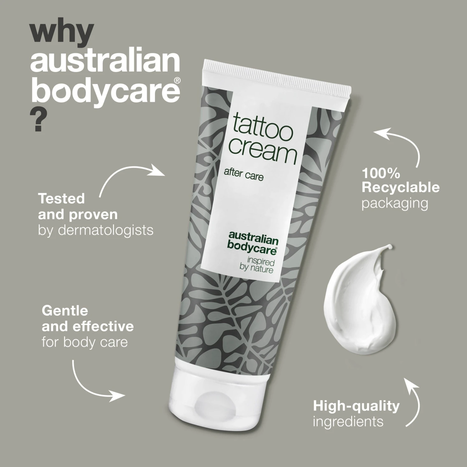 Australian Bodycare Tattoo Cream – Soothes, Moisturizes & Preserves Color — Tattoo Cream With Panthenol & Castor Oil Hydrates, Protects, And Nourishes Tattoos. Keeps Colors Vibrant And Skin Soft. - Image 4