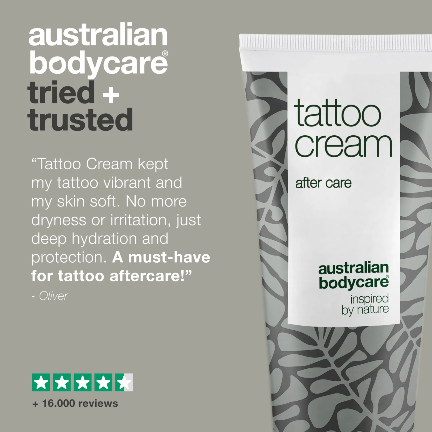 Australian Bodycare Tattoo Cream – Soothes, Moisturizes & Preserves Color — Tattoo Cream With Panthenol & Castor Oil Hydrates, Protects, And Nourishes Tattoos. Keeps Colors Vibrant And Skin Soft. - Image 5