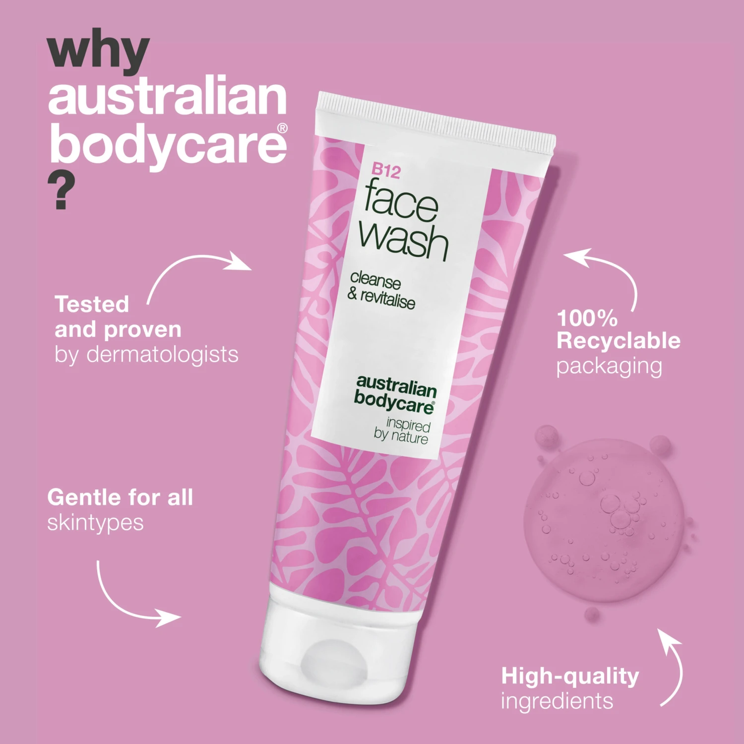 Australian Bodycare B12 Face Wash β Daily Cleanser For Dirt And Impurities β Effective B12 Face Wash That Removes Makeup And Impurities. Achieve A Clean, Naturally Glowing, Well-cared Skin. - Image 4