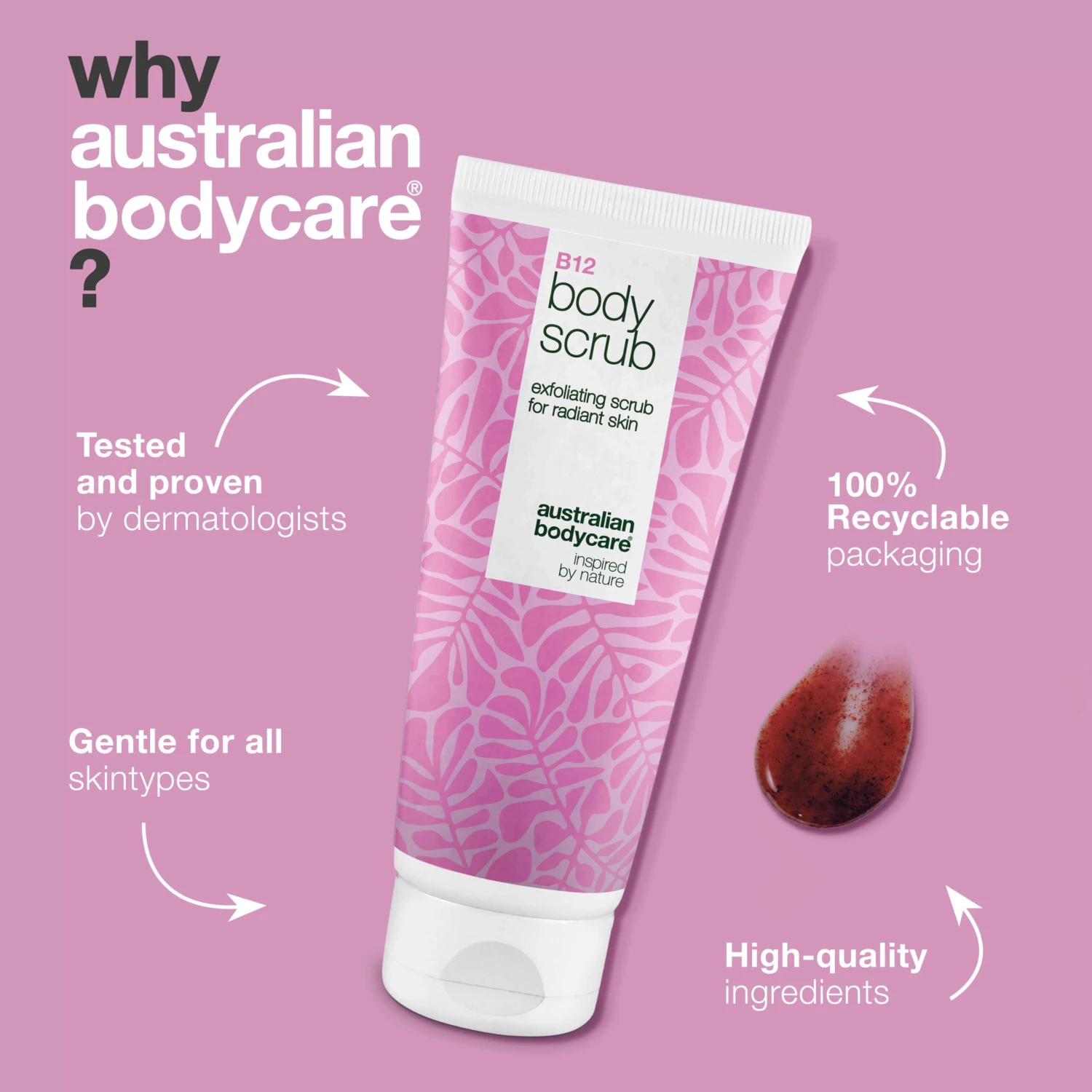 Australian Bodycare B12 Body Scrub – Exfoliate And Hydrate For Smooth, Radiant Skin — Reveal Renewed Skin With B12 Body Scrub. Exfoliates And Moisturizes For A Soft, Radiant Finish. - Image 4