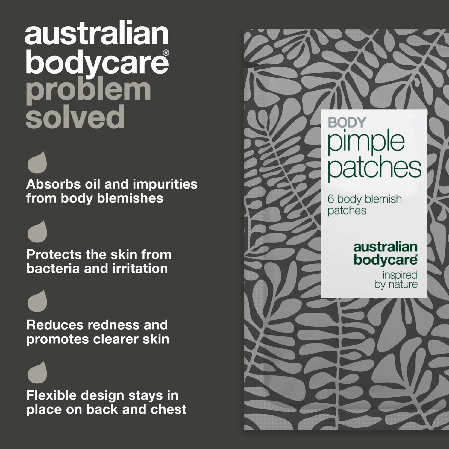 Australian Bodycare Body Pimple Patches – Spot Treatment For Back & Chest — Fast-acting Pimple Patches For Back, Chest & Shoulders. Absorbs Oil, Protects Skin & Reduces Breakouts. Perfect For Body Blemishes. - Image 3
