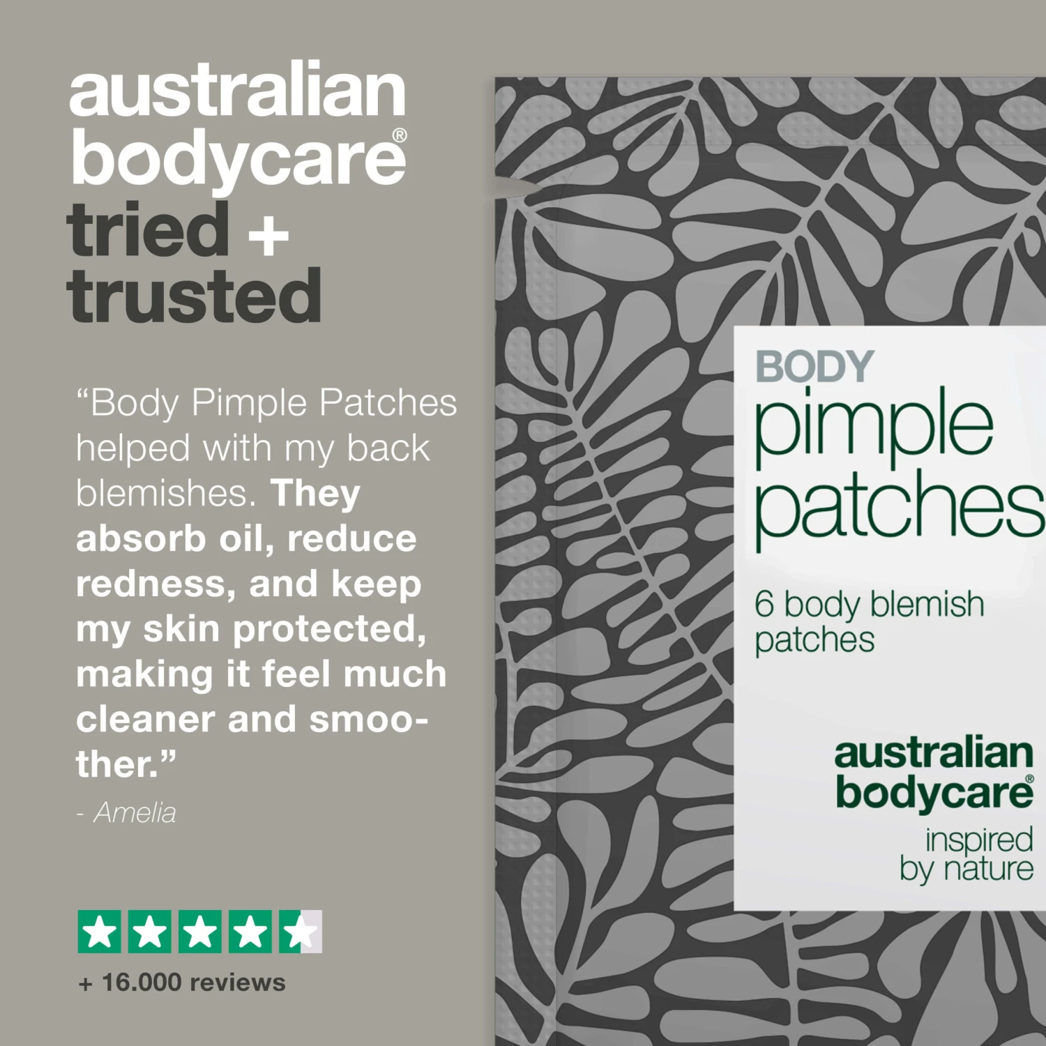 Australian Bodycare Body Pimple Patches – Spot Treatment For Back & Chest — Fast-acting Pimple Patches For Back, Chest & Shoulders. Absorbs Oil, Protects Skin & Reduces Breakouts. Perfect For Body Blemishes. - Image 5