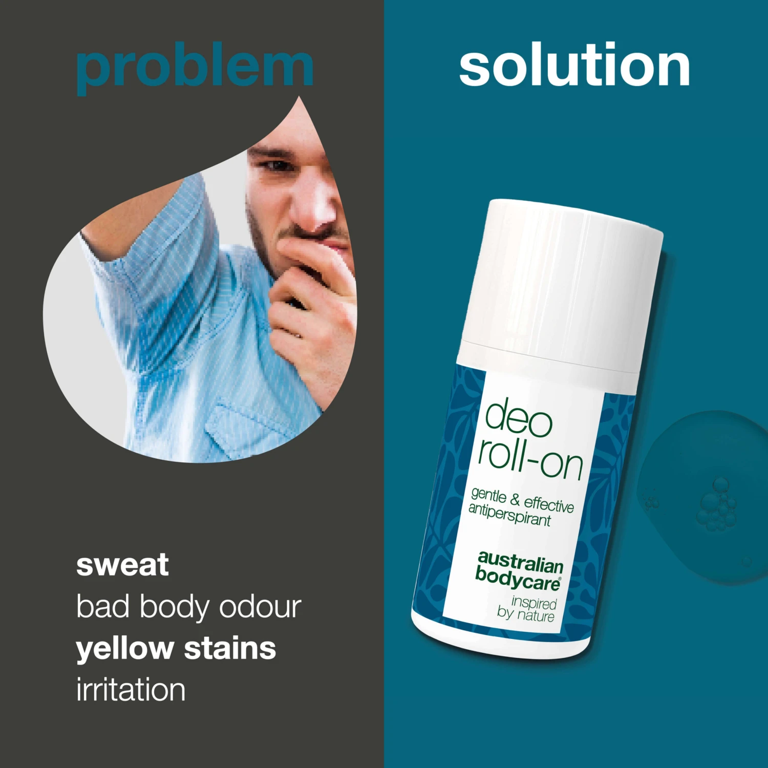 Australian Bodycare Antiperspirant Roll-on Deodorant For Sweat And Odor Protection — Stay Fresh And Dry All Day. Fights Sweat And Odor Without Irritation Or Stains. Perfect For Daily Use On Sensitive Skin. - Image 2