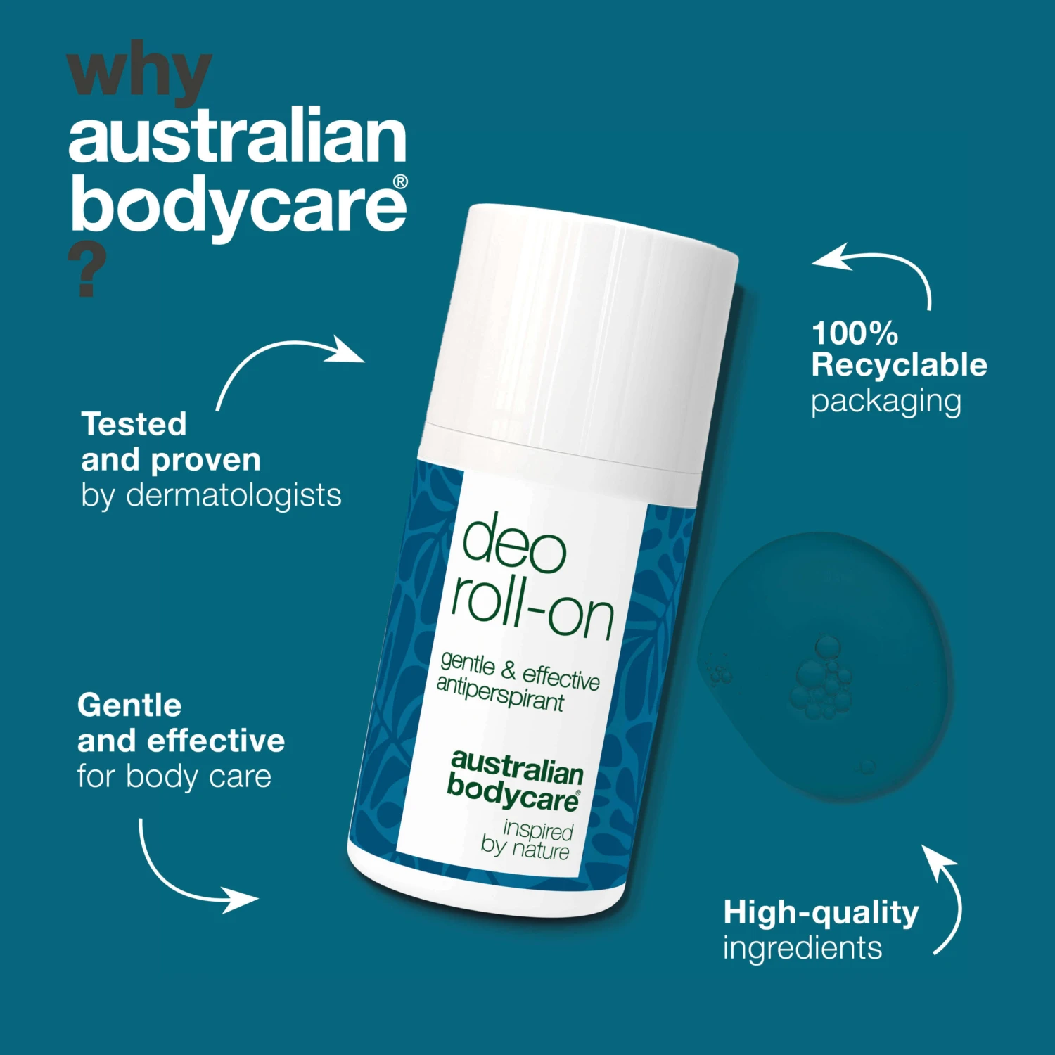 Australian Bodycare Antiperspirant Roll-on Deodorant For Sweat And Odor Protection — Stay Fresh And Dry All Day. Fights Sweat And Odor Without Irritation Or Stains. Perfect For Daily Use On Sensitive Skin. - Image 4