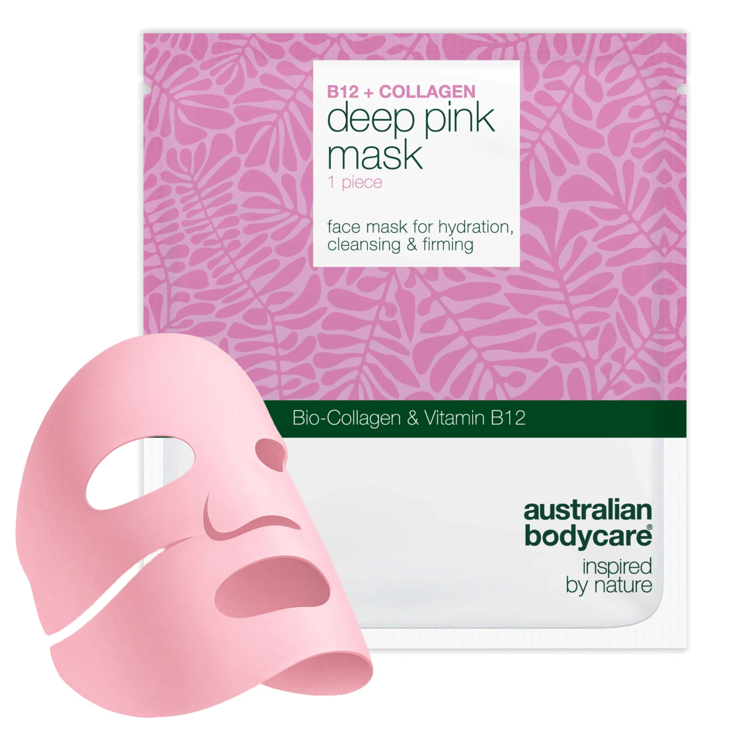 Australian Bodycare Vitamin B12 Collagen Mask For Dry And Tired Skin — Vitamin B12 Collagen Mask For Dry, Dull Skin. With B12, Niacinamide, Peptides, Collagen And Hyaluronic Acid For Glow And Hydration.
